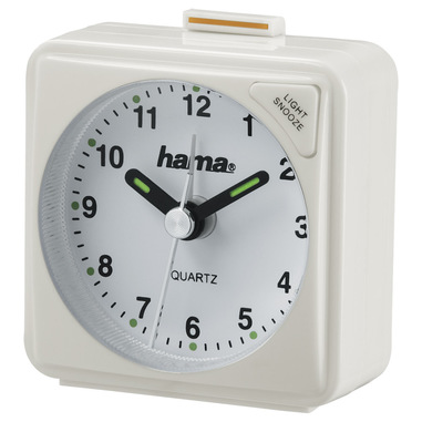 Hama Sveglia da viaggio "A50", funzione Snooze, bianco