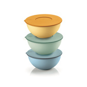 Fratelli Guzzini Set Tre Contenitori C/coperchio Everywhere Cm 16 Colori Primavera Estate 2019