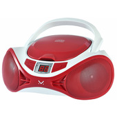 New Majestic 111262 RD impianto stereo portatile Digitale Rosso, Bianco