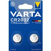 Varta LITHIUM Coin CR2032 (Batteria a bottone, 3V) Blister da 2