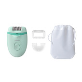 Philips Satinelle Essential Epilatore compatto con filo e Opti-light