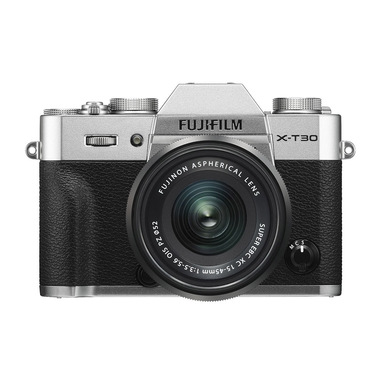 Fujifilm X -T30 II + 15-45mm Corpo MILC 26,1 MP X-Trans CMOS 4 9600 x 2160 Pixel Argento, Nero