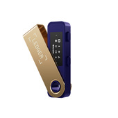 Ledger Nano S Plus Portafoglio hardware con chiavetta USB Oro, Viola