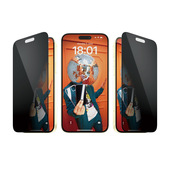 PanzerGlass Privacy Pellicola in Vetro Temperato iPhone 15 Plus | Ultra-Wide Fit con applicatore incluso