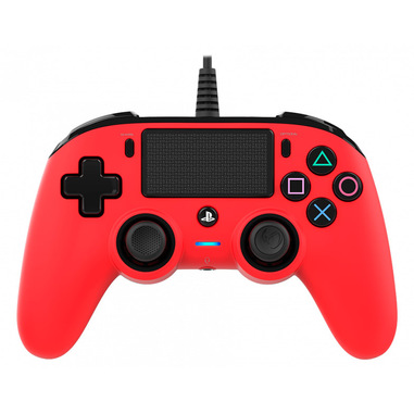 NACON PS4OFCPADRED periferica di gioco Rosso USB Gamepad Analogico/Digitale PC, PlayStation 4