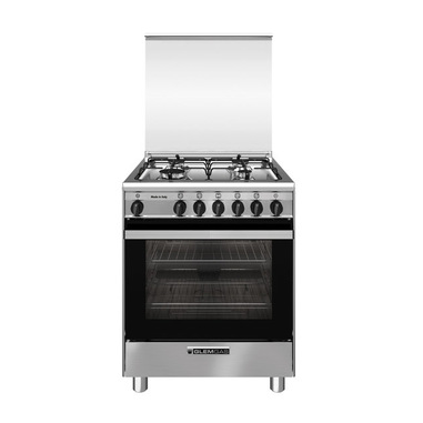 Glem Gas SA66TVI cucina A Acciaio inox  forno GAS Vent