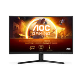 AOC G4 CQ32G4VE Monitor PC 80 cm (31.5") 2560 x 1440 Pixel Quad HD LCD Nero, Grigio