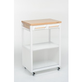 Foppapedretti Carrello Benchef Bianco/naturale