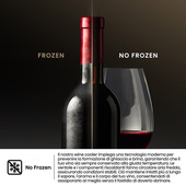 Hisense cantina vini RW3N230GELF libera installazione classe F 108 Bottiglie Doppia Temperatura Vetro Anti UB Connect Life