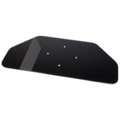 Hama base girevole per TV LCD/Plasma in vetro, 80x40x3 cm, 60 kg, nero
