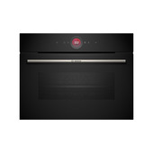 Bosch Serie 8 CBG7341B1 forno 47 L Nero, Acciaio inox