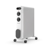 Olimpia Splendid CALDORAD S1 11 Interno Bianco, Nero 2500 W Riscaldatore ambiente elettrico a olio