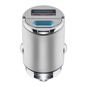 Cellularline Mini Caricabatterie Auto 30W Dual