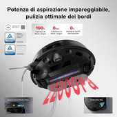 Roborock Saros Z70 Robot Aspirapolvere e Lavapavimenti con Braccio Meccanico OmniGrip, 7,98cm Ultrasottile, Aspirazione 22.000 Pa, Tecnologia FlexiArm, Telaio AdaptiLift, Stazione Multifunzionale 4.0, Hello Rocky
