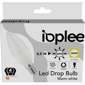 IOPLEE C356301-Confezione 4 lampadine LED 3000 K 4,5W E14 Classe F +