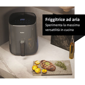 Haier I-Master Series 5 HAF5P 011 Singolo 5 L Indipendente 1500 W Friggitrice ad aria calda Nero