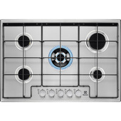 Electrolux EGS7534X Acciaio inossidabile Da incasso 75 cm Gas 5 Fornello(i)