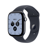 Apple Watch Series 12 GPS + Cellular, cassa 42 mm in ceramica blu notturno con cinturino Sport blu marino - S/M