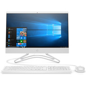 HP 22-c0037nl 54,6 cm (21.5") 1920 x 1080 Pixel 8 GB DDR4-SDRAM 128 GB SSD PC All-in-one Windows 10 Home Wi-Fi 5 (802.11ac) Bianco