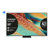 Samsung Neo QLED AI TV 55" QE55QN85FAUXZT 4K Mini LED, Processore NQ4 AI Gen2, 4K AI Upscaling, Neo Quantum HDR+, Dolby Atmos & OTS Lite, Simple Chamfer Design, Vision AI Smart TV, 2025