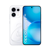 OPPO Reno16 F 5G AI Smartphone, Tripla fotocamera 50+8+50MP, Selfie 50MP, Display 6.57” 120HZ AMOLED FHD+, 6500mAh, RAM 8GB(Esp2GB/4GB/8GB)+ROM 256GB [Versione Italia], Pop White