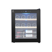 Electroline EWC12S Cantinetta vino con compressore Libera installazione Nero 12 bottiglia/bottiglie
