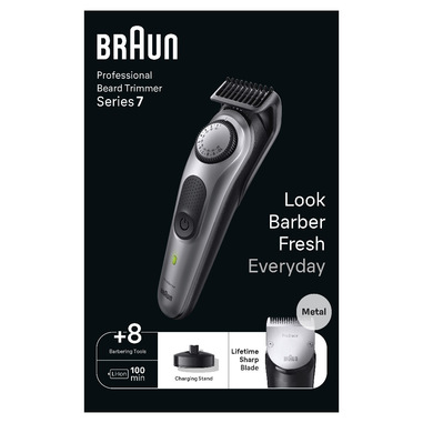 Braun BeardTrimmer 7 BT7420 Regolabarba Uomo