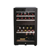 Haier Wine Bank 50 Serie 7 HWS42GDAU1 Cantinetta vino con compressore Libera installazione Nero 42 bottiglia/bottiglie