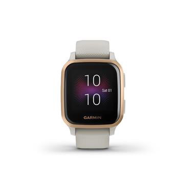 Garmin Venu SQ Music 3,3 cm (1.3") LCD 33 mm Digitale 240 x 240 Pixel Touch screen Rose Gold Wi-Fi GPS (satellitare)