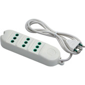 FANTON 41000 prolunghe e multiple 1,5 m 3 presa(e) AC Bianco