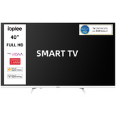 IOPLEE IOP40WVDA SMART TV Bianco 40" FULL HD, Sistema operativo VIDAA, Triplo tuner DVBT2/C/S2, Certificato TivuSAT, Piedini installabili in doppia posizione stretta/larga, Dolby Audio, Parental Control