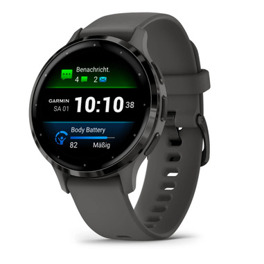 Garmin Venu 3S 3,05 cm (1.2") AMOLED 41 mm Digitale 390 x 390 Pixel Touch screen Grigio Wi-Fi GPS (satellitare)