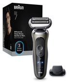 Braun Series 7 Rasoio Elettrico, +1 Accessorio, 72-C1200S, Oro
