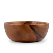 H&H Lifestyle Coppa Acacia in legno forma tonda cm 26x10