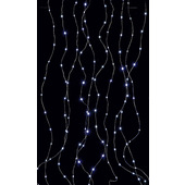 Regalo Tenda 600 micro LED con controller e cascate alternate (luce fissa e 8 giochi di luce) da interno/esterno