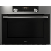 Asko OCM8464S 50 L 3000 W Nero, Acciaio inox