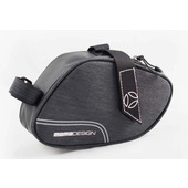 Momodesign SB02 Cestino e borsa per bicicletta Sella Borsa da bicicletta 0,8 L Nero, Grigio