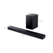 TCL Q Q65HK altoparlante soundbar Nero, Titanio 5.1 canali 290 W