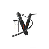 Renpho Corda Smart Jump R-Q001, Corda per Saltare Intelligente con App Bluetooth, 3 Sensori di Precisione, Display LCD e Manici in Schiuma
