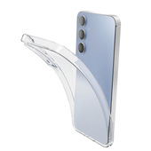 Cellularline Fine - Galaxy S25 FE Cover in gomma morbida ultra sottile e trasparente