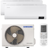Samsung Dualsplit 9000+12000BTu Luzon AJ040TXJ2KGEU + AR09TXHZAWKNEU + AR12TXHZAWKNEU condizionatore fisso