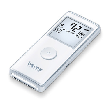 Beurer ME 90 Dispositivo per ECG Portatile Bluetooth, per un Autocontrollo a Casa e in Viaggio