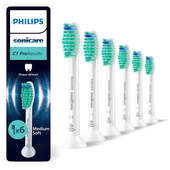 Philips Sonicare ProResults plaque control Sonicare HX6016/87 6x Testine bianche per spazzolino sonico
