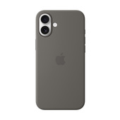 Apple Custodia MagSafe in silicone per iPhone 16 Plus - Grigio pietra
