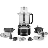 KitchenAid 5KFP1319EBM robot da cucina 400 W 3,1 L Nero, Argento, Trasparente