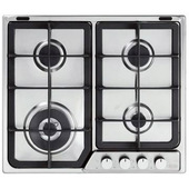 De’Longhi IF 46 PRO N Acciaio inossidabile Da incasso 60 cm Gas 4 Fornello(i)