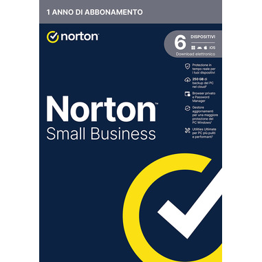 Small Business | Protezione antivirus per piccole imprese e small office | 6 dispositivi | Licenza di 1 anno