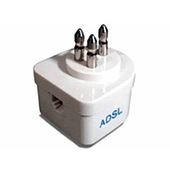 Digicom 8E4102 adattatore per inversione del genere dei cavi Tripolar M RJ-11 FM Bianco