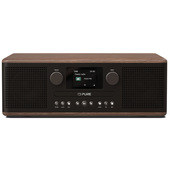 Pure Classic C-D6 Portatile Digitale Nero, Noce
