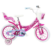SCH Bikes BIC0088 bicicletta Bicicletta da città Acciaio Rosa, Bianco